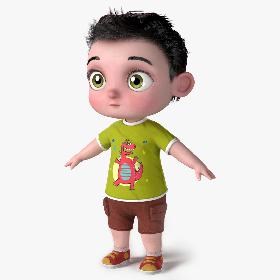 Toddler Baby 3D